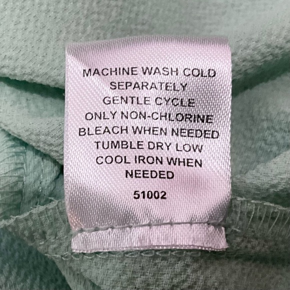 41 Hawthorn Morey Mint Green Split Neck Blouse Tunic - Picture 12 of 13